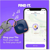 Tile by Life360 Mate - Bluetooth tracker for keys, bags, and more with phone finder and SOS alert