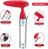 SCHVUBENR premium apple corer tool with sharp stainless steel blades for easy apple and pear coring