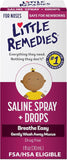 little remedies saline nasal spray and drops for newborns, 1 fl oz, pediatrician-recommended, no alcohol, drug-free