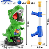 xin novel dinosaur target shooting game for kids electronic air pump guns with lcd score record