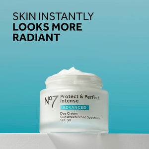 No7 protect & perfect intense advanced face cream with hyaluronic acid & collagen peptide technology 1.69 oz