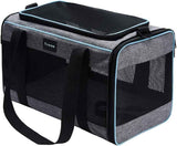 Vceoa Soft-Sided Cat Bag, 17.5x11x11 Inches, for Pets Up to 16 Lbs
