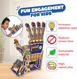 Smartivity DIY robotic mechanical hand STEM toy kit for kids aged 8-14 with clear manual and fun engagement