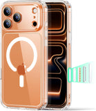 ESR for iPhone 17 Pro Max Case, Camera Control, Compatible with MagSafe, Shockproof Military-Grade Protection, Magnetic Phone Case for iPhone 17 Pro Max, Classic Hybrid Case, Clear