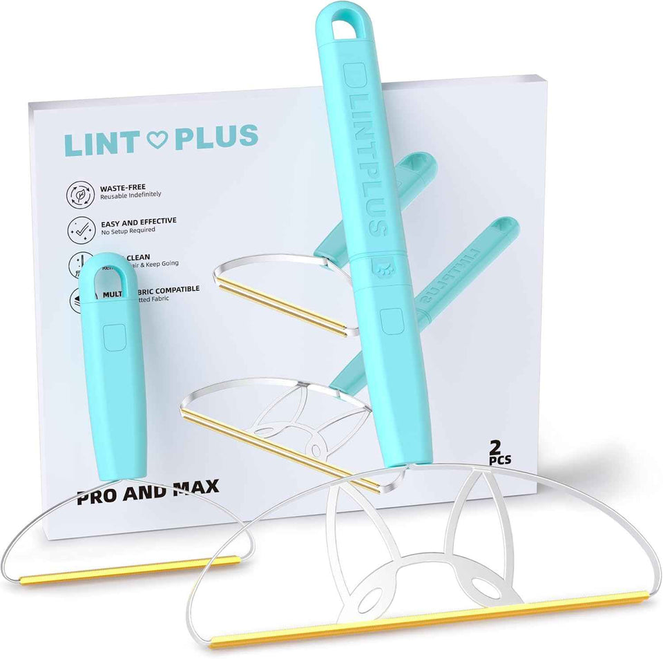 Deep Cleaner Pro Pet Hair Remover-Special Cat Hair Remover Multi Fabric Edge and Carpet Rake Scraper by LINTPLUS-Dog Hair Remover for Rugs,Couch & Pet Towers-Easy to Every Hair!