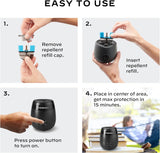 Thermacell E-Series Rechargeable Mosquito Repeller with 20’ Mosquito Protection Zone; Bug Spray Alternative; Scent Free