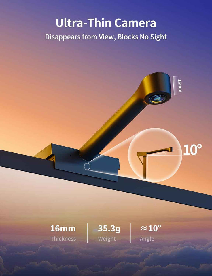 Ailofy Smart TV LED Backlight with Camera for 40-50 inch Screens, 7.87ft LED Strip Lights Sync to Screen& Music, Color Changing Lights for TV Compatible with Alexa & Google Assistant, App Control