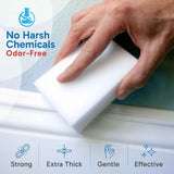 Premium Melamine Sponge Scrubber Pads - Extra Large, Thick & Durable for Bathtub & Wall Cleaning