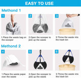 Upsky Large Small Dog Pooper Scooper with Folding Design and Long Handle for Easy Pet Waste Pick Up