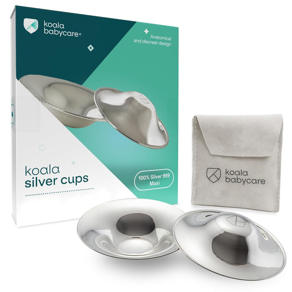 Koala Babycare original sterling silver nipple shields for breastfeeding newborns soothe sore nipples