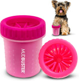 Dexas MudBuster Portable Dog Paw Washer in Large, Matte Black, Special Edition for Easy Cleaning