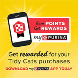 Purina Tidy Cats Low Dust, Multi Cat, Clumping Cat Litter Odor Control Formula, LightWeight Glade Clear Springs - 17 lb. Box