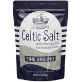 le marinier celtic salt fine ground, 1.1lb mineral rich organic french sea salt, 100% natural and unrefined