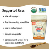 Spectrum Essentials 24 Oz Organic Ground Flaxseed, Gluten Free, Non-GMO and High in Omega-3 ALA Fatty Acids