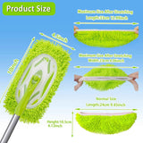 swiffer compatible microfiber wet mop pads for hardwood floor cleaning replacement refills 4pcs