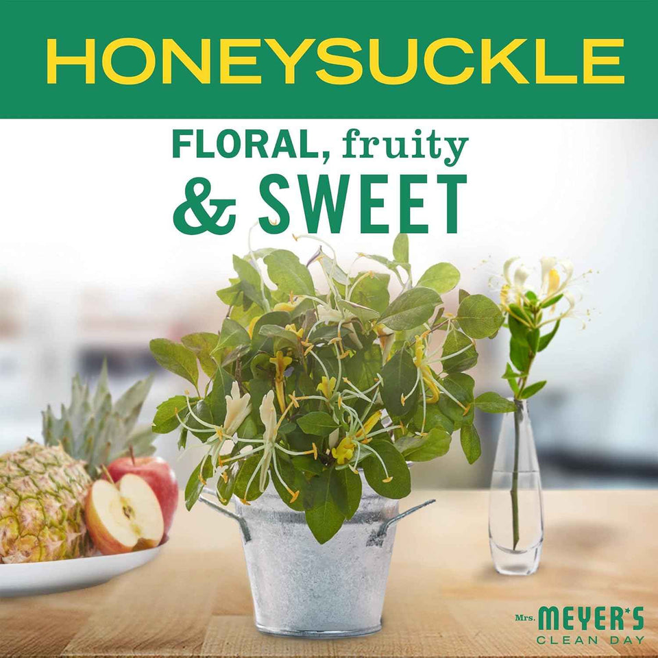 Mrs. Meyer's Honeysuckle All-Purpose Cleaner Spray (16 Fl Oz, 3-Pack)
