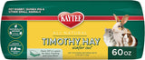 Kaytee Wafer Cut All Natural Timothy Hay for Pet Guinea Pigs, Rabbits & Other Small Animals, 60 Ounce