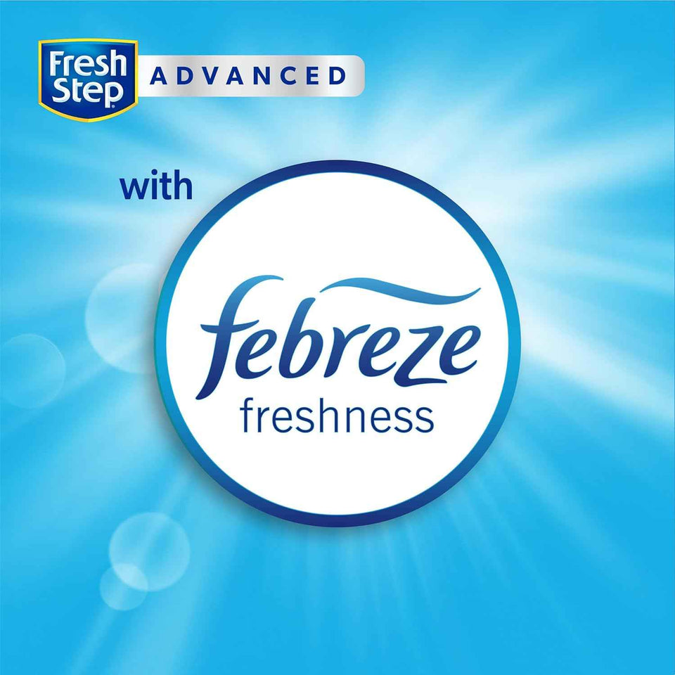 Fresh Step Advanced Clumping Litter with Febreze Freshness with Gain Scent, Fights Odor on Contact, 37 lbs. (2 x 18.5 lb. Box) (Package May Vary)