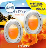 Febreze Bathroom Air Freshener, Odor-Fighting, Plug In Alternative, Air Fresheners for Home, Bathroom, & Kitchen, Closet Air Fresheners, Pet & Litter Box Odor Fighter, Refresh & Energize Scent, 4ct