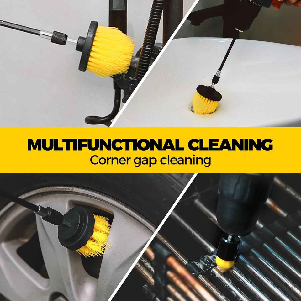 Holikme 6Pack Drill Brush Power Scrubber Cleaning Brush Extended Long Attachment Set