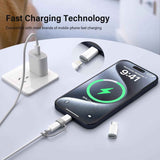 4-pack lightning to usb c adapter for iphone 15/16/17 pro/max, fast charging & data transfer, not for audio/otg