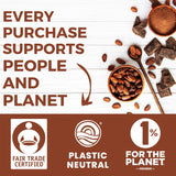 Dutch Processed Cocoa Powder Unsweetened 8 oz Non-Gmo Fair Trade Culinary Grade Cocoa