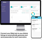 August Smart Lock with Handle & Keypad - Keyless Entry & Remote Access for Home, Kids & Rentals, DIY Install, Alexa & Google Compatible