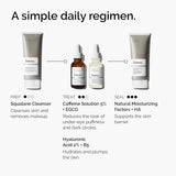 the ordinary caffeine solution 5% + egcg, depuffing eye serum for dark circles and tired eyes, 30ml