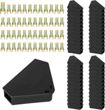 Anblak Mouse Station with Keys Black 6 Pack, Key Required Mouse Stations, Mice Stations, Keeps Children and Pets Safe Indoor & Outdoor