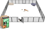 fxw homeplus unleashed 24 inch 6 panels dog pen black patented