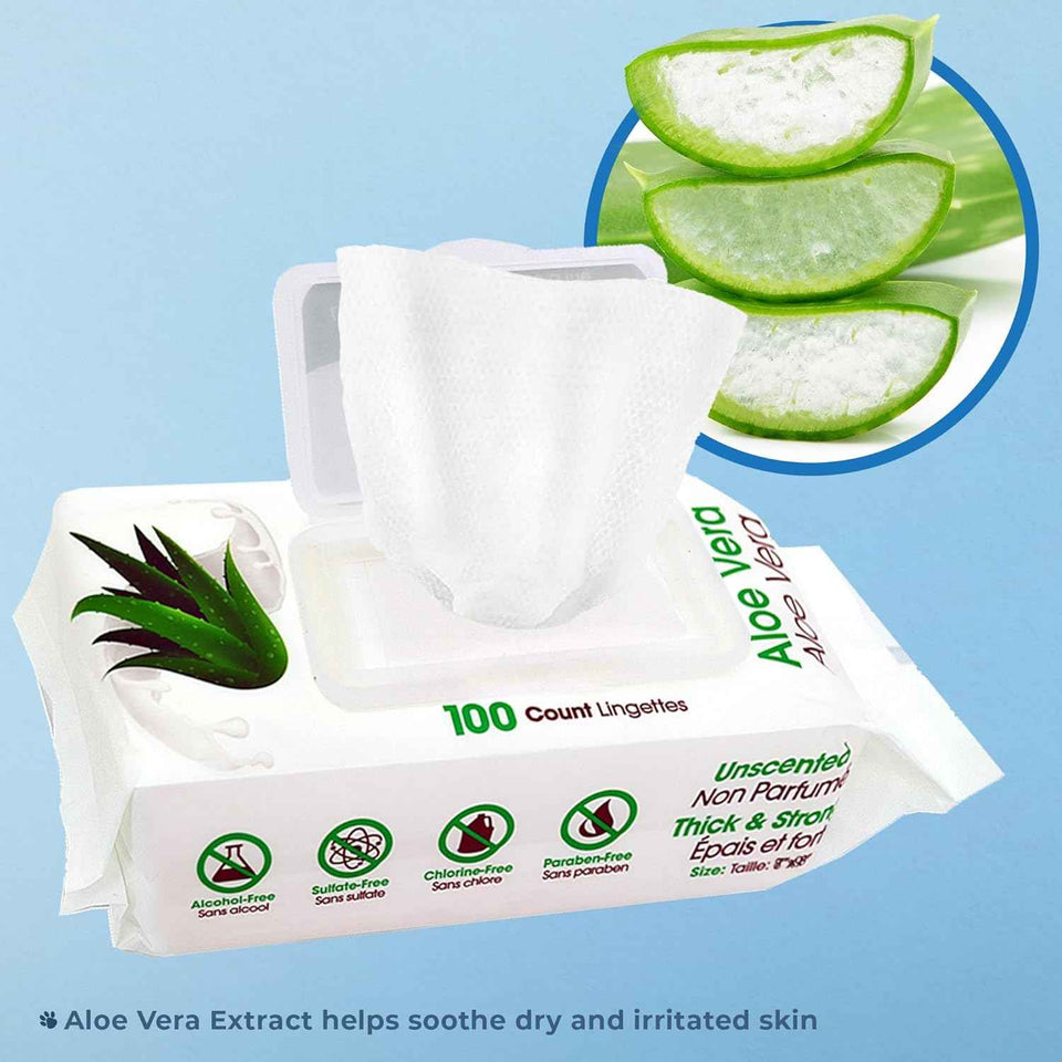 Best Pet Supplies Pet Wipes for Dogs, Hydrating and Deodorizing, Safe and Non-Sticky, 1 Count