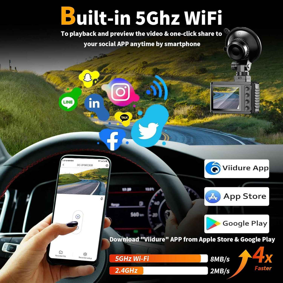 dashcam-4k-dual-channel-front-and-rear-car-dash-camera-with-5ghz-wifi-64gb-card-app-control