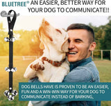 BLUETREE Dog Doorbells Premium Quality Training Potty Great Dog Bells Adjustable Door Bell Dog Bells for Potty Training Your Puppy The Easy Way - 7 Extra Large Loud 1.4 DoorBells