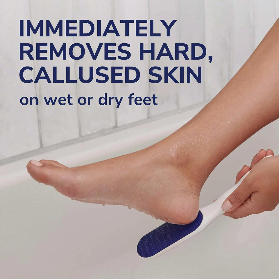 Dr. Scholl's Hard Skin Remover Nano Glass Foot File - Foot Callus Remover, Durable Foot Scrubber, Dead Skin Remover, Hygienic Pedicure Tool, Long Lasting Foot Buffer, Soft Smooth Feet