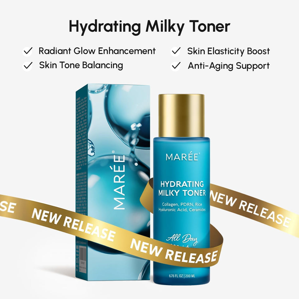 maree glycolic acid toner 10% exfoliating skin brightener for face dark spots acne scars