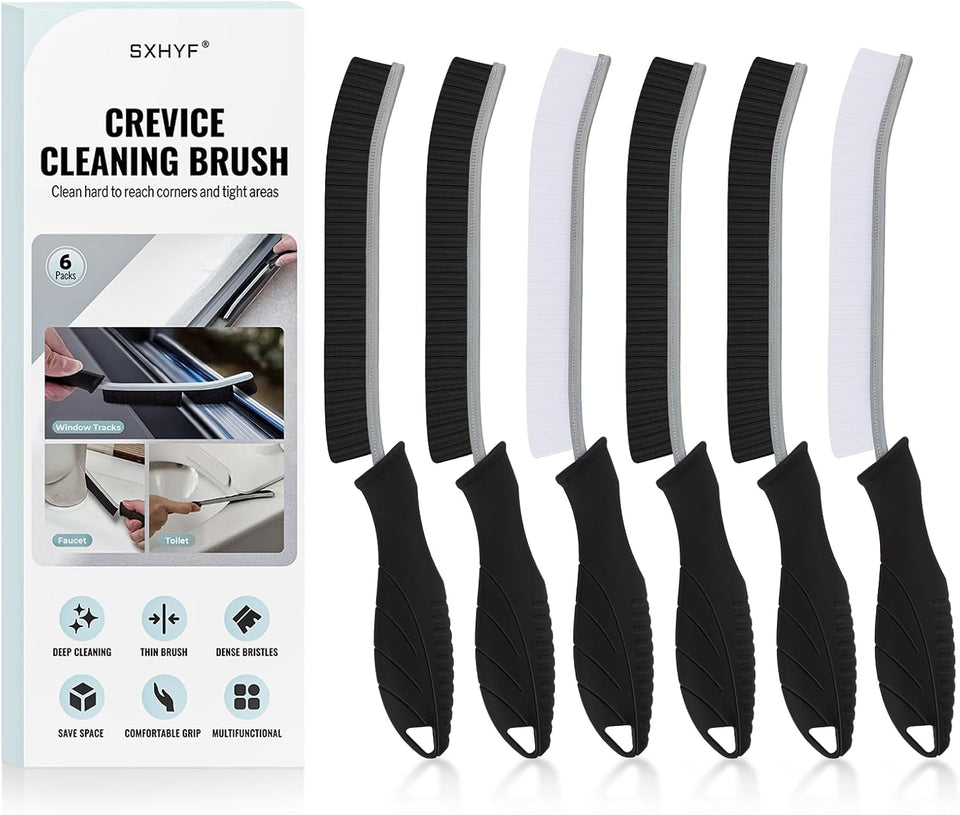 sxhyf crevice cleaning brush hard bristle grout scrub brush for bathroom kitchen household cleaning