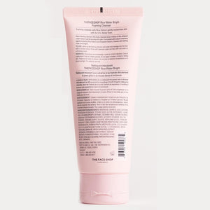 The Face Shop Rice Water Bright Foaming Cleanser, Hydrating Korean Face Wash with Ceramides, Deep Pore Cleansing, All Skin Types, Gentle Skincare, Vegan, 5.0 fl. oz.