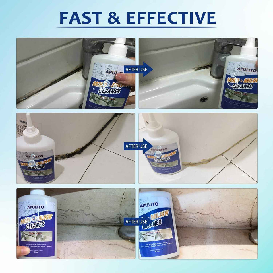 APULITO 10 Fl Oz Household Cleaner Gel for Bathroom Shower Kitchen Tile Grout, Sinks Countertops