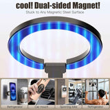 Magnetic Phone Ring for MagSafe Grip [Dual-Sided Magnetic] [Super Magnet] [Magnet Phone Stand Grip Compatible with Car Mounts] Mag Safe Accessory for iPhone 17/16/15/14/13 Pro Max Plus, Grey