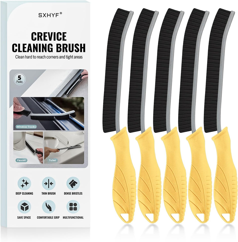 sxhyf crevice cleaning brush hard bristle grout scrub brush for bathroom kitchen household cleaning