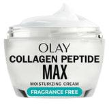olay collagen peptide face moisturizer, firming cream for women, fragrance-free, non-greasy, hydrating and anti-aging skin care