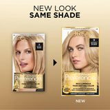 L'Oreal Paris Superior Preference Luminous Fade-Defying Permanent Hair Color, Hair Dye For Up to 9 Weeks of Radiance, Natural Blonde 9, 1 Hair Dye Kit