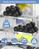 3 Tier Extra Large Stainless Steel Over The Sink Dish Drying Rack - Expandable Multifunctional Organizer and Space-Saving Above Sink Dish Rack