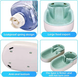 Automatic Dog Cat Feeder and Water Dispenser Set for Small to Large Pets with 1 Gallon Capacity