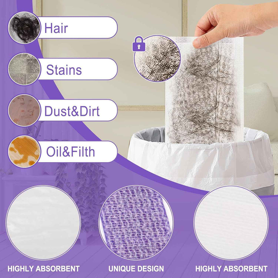 Disposable Wet Pad Refills: Versatile Cleaning for Wet Jet Mops, Multi-Surface Suitable