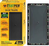 Glue Traps for Mice,Rat,Mouse,Snake,Lizard,Insect. 10 Pack. Extra Strength,Pre-Baited Adhesive.Heavy Duty Plastic Tray.Non-Toxic,Chemical-Free Pest Control for Home. 10Pack