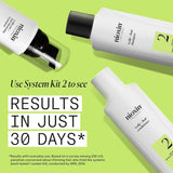 Nioxin System 2 Scalp + Hair Thickening Shampoo for Natural Hair with Progressed Thinning | Cleanse & Boost Hair Density with Niacinamide & Biotin