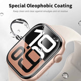 lk 6 pack anti-scratch self-healing soft tpu screen protector for apple watch series 11 10 42mm