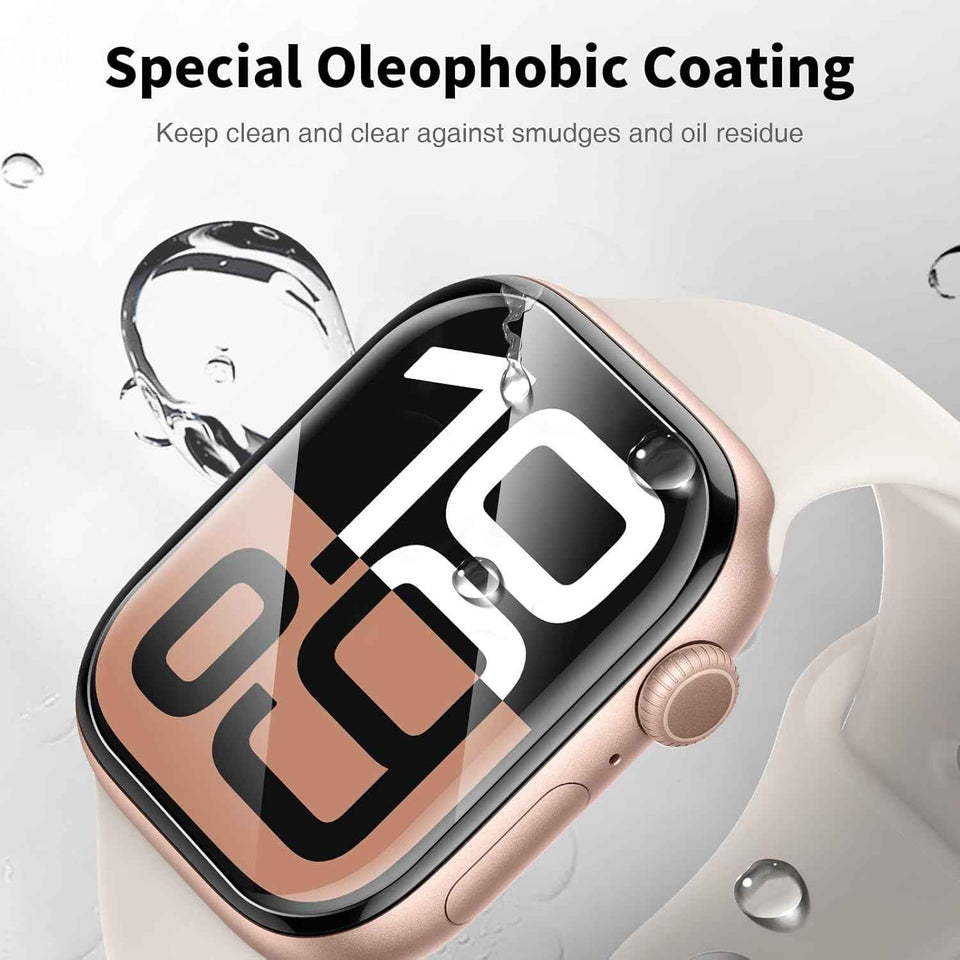 lk 6 pack anti-scratch self-healing soft tpu screen protector for apple watch series 11 10 42mm