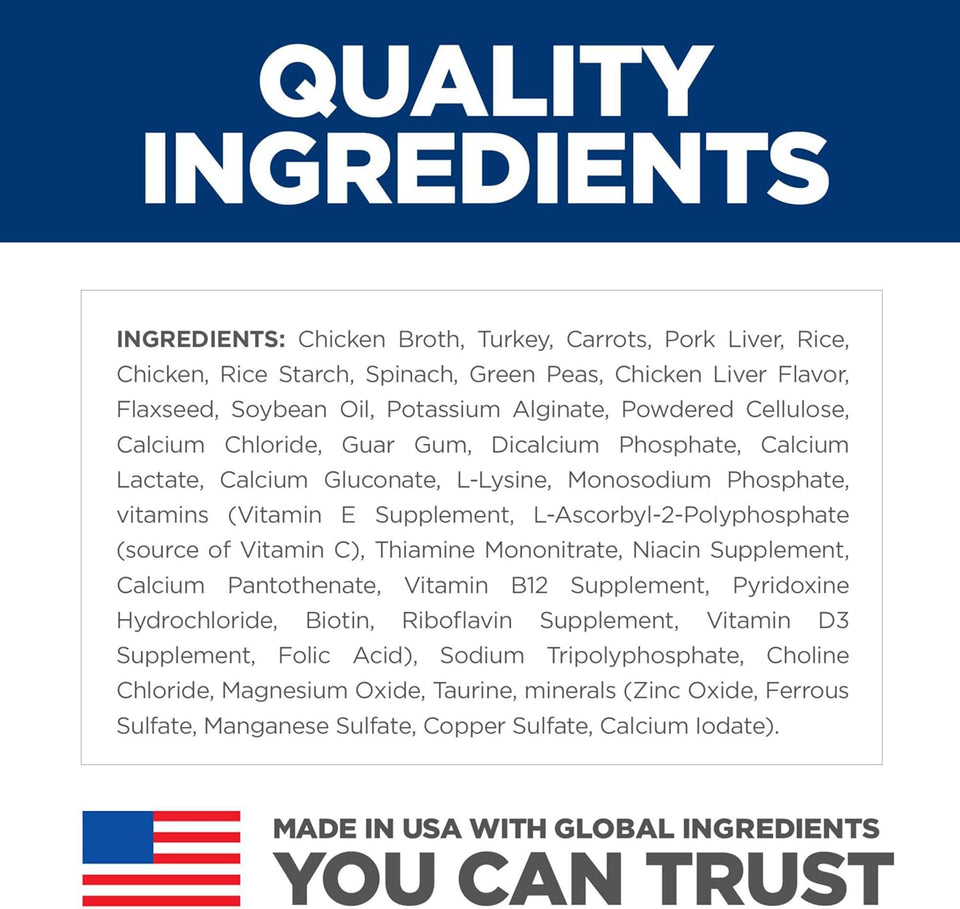 Hills science diet adult 1-6 sensitive stomach & sensitive skin dog food, 12.5 oz tender turkey & rice stew in gravy, 12-pack
